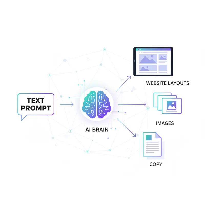 Comment l'IA générative transforme la création de contenu web - illustration